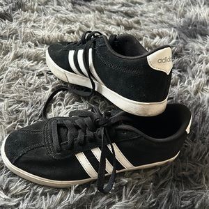 Like new black suede adidas